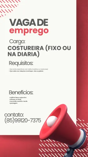 Precisa de costureira modinha/moda praia 