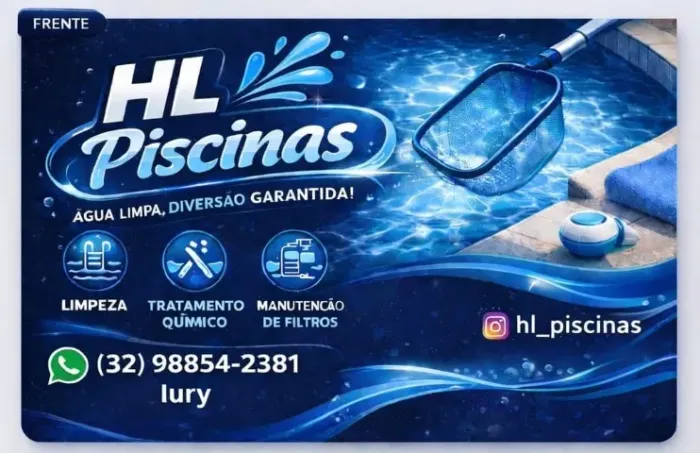 Limpeza e manutenção de piscinas