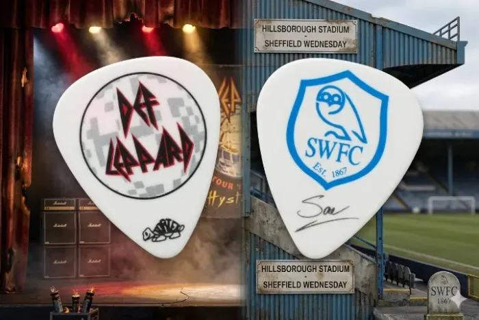 Palheta de Guitarra Def Leppard Rick Savage "Sav" Oficial