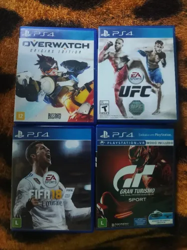 Vendo Jogos de PS4 Mídia Física