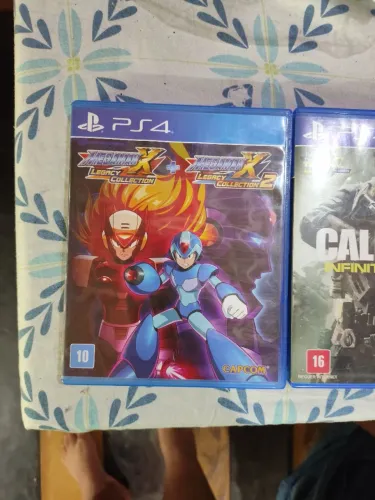 Mega Man X Legacy Collection + Mega Man X Legacy Collection 2 - PS4 (Mídia Física)