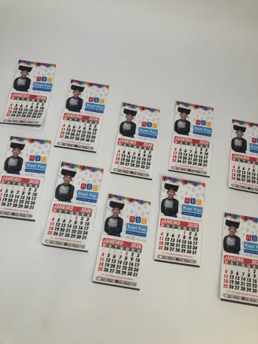 Mini calendário 2026 Personalizado - PROMOÇÃO
