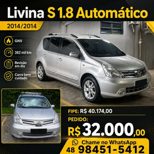 Nissan Livina S 1.8 16V Flex Fuel Aut. 2014