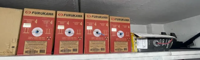 Cabos de rede Cat6 e Furukawa