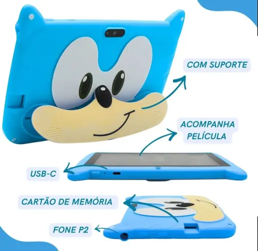 Tablet infantil Sonic