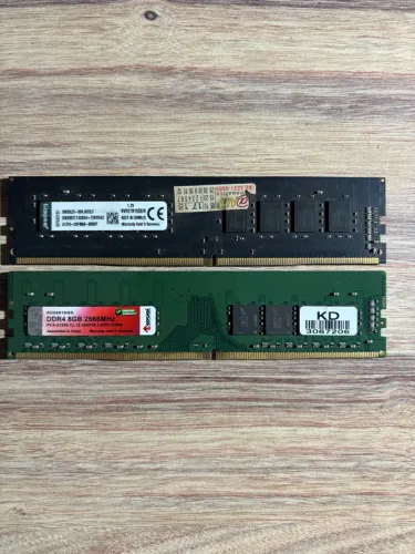 Memória ram 2x8gb 2133mhz e 2666mhz