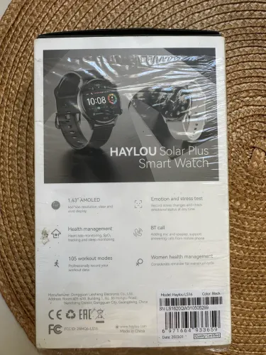 Smartwatch raylou Solar Plus