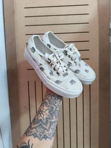 tênis casual vans urso tam 33 unissex - vans tênis tam 33 estampa urso