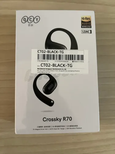 Fones de Ouvido - QCY Crossky R70 - Preto - Lacrado