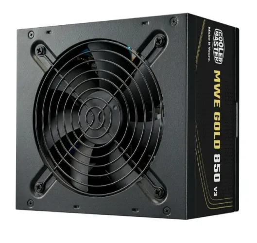 Fonte Cooler Master MWE Gold 850 V3, 850W, 80 Plus Ouro, ATX 3.1, PFC Ativo-Loja Fs