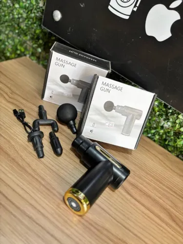 Massageador Muscular Massage Gun - PRODUTO NOVO E COM GARANTIA