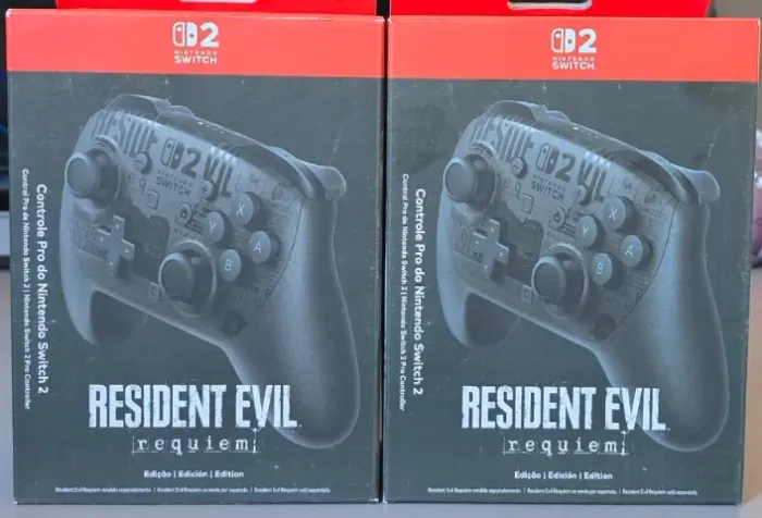 Controle  Pro Nintendo Switch 2 Resident Evil- Trocas