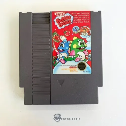 JOGO BUBBLE BOBBLE SEMINOVO - NES