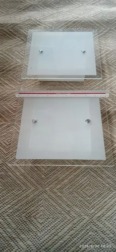 Par de Luminária Quadrada