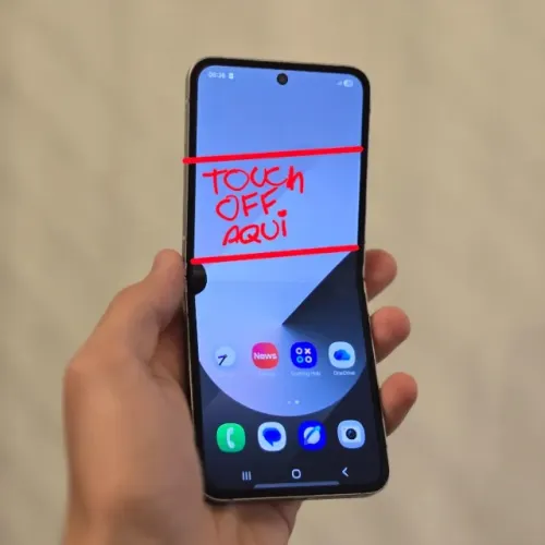 Galaxy Z flip 6 256gb com defeito