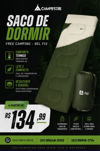 SACO DE DORMIR CAMPING BEL FIX