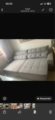 SOFÁ FRATELLI RETRÁTIL (POUCO USADO)