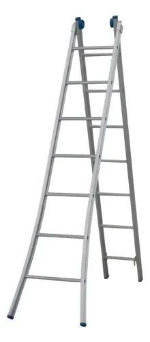 Escada De Alumínio Extensiva 2 X 7 Degraus Alumasa
