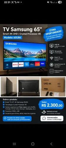 Tv Sansung 65
