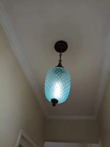 Lustre Vintage cor Azul