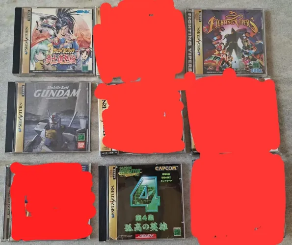 Lote de Jogos Sega Saturn Originais JAP