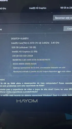 Computador Game Intermediario!