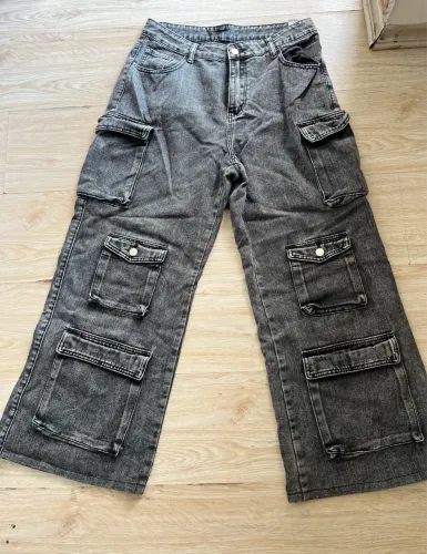 calça cargo preta shein 42
