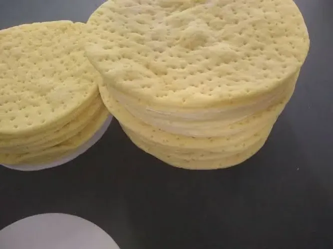 Massa de pizza pré assada