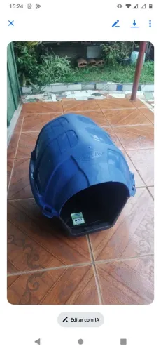 Casinha de plástico para cães porte pequeno