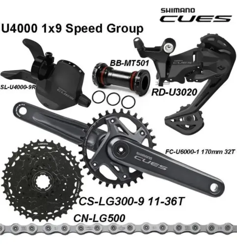 Grupo shimano cues completo 