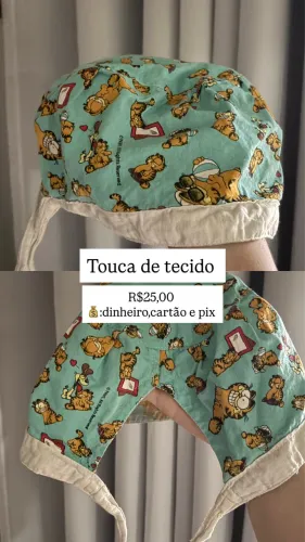 Touca cirúrgica de tecido