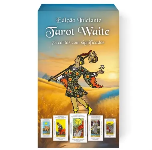 Baralho Tarot Rider Waite PORTUGUÊS 78 cartas