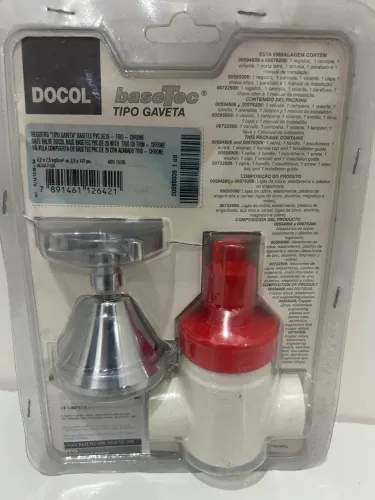 Registro basetec dócil acabamento cromado novo na caixa