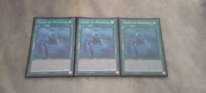 Trio Yu-Gi-Oh Card Game Trono Do Pesadelo