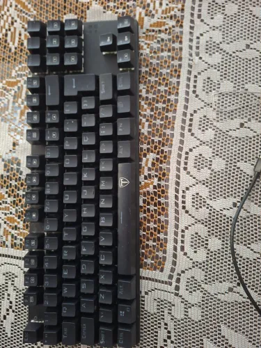 Teclado mecânico T-deger switch blue