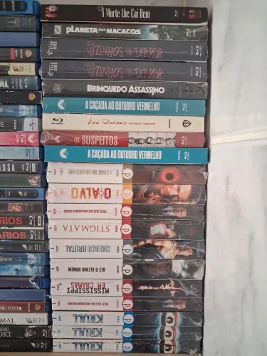 COLEÇÃO DE BLU-RAY ORIGINAIS