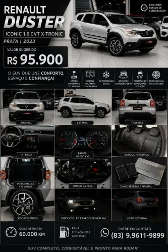 Renault Duster Iconic 1.6 16V Flex AUT 2023