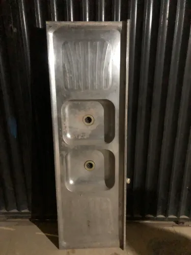 Pia inox 2 cubas