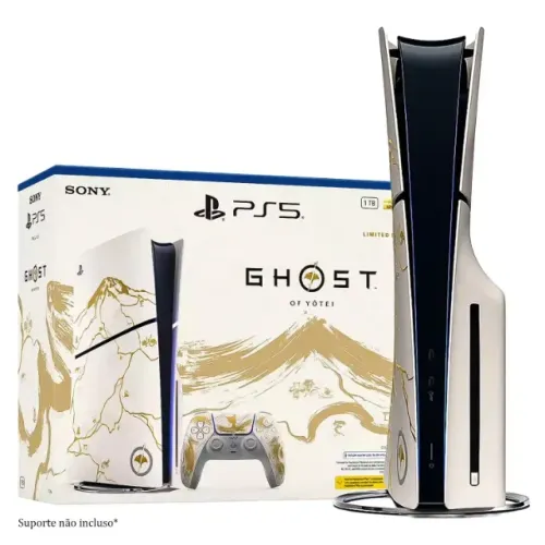 Console Sony Playstation 5 Slim Ghost of Yotei Edição Limitada CFI-2015A 4K 1TB SSD