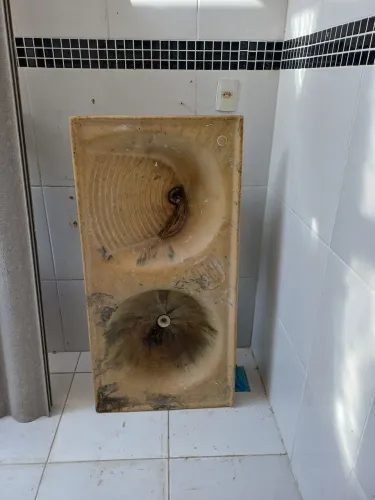 Tanque duas cubas 1,2m R$70,00