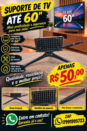 Suporte TV 60 "