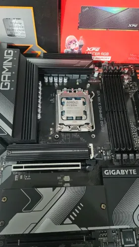 Kit Gamer Ryzen 7 9800X3D Estudo troca por outros kits (Seminovo 3 meses de garantia)