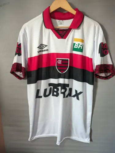 Camisa Flamengo Branca 1995 1 Linha