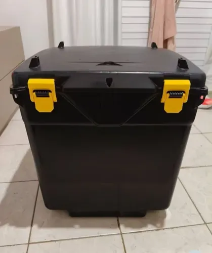 BAÚ 110L (ICBRAS) + Suporte universal + Colete. Novos nunca usados