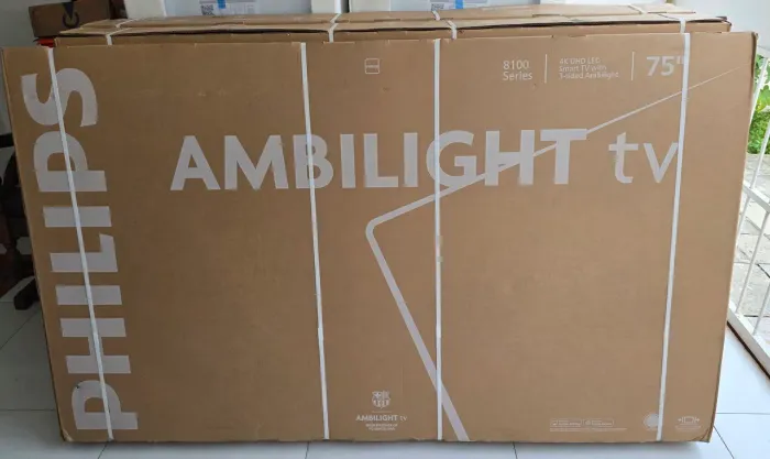 TV Philips 75 polegadas ambilight 4K