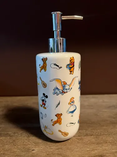 Porta Sabonete Líquido Disney - Importado