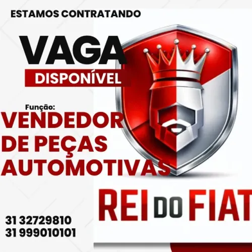 vaga para vendedor de peças automotivas , trabalhamos com peças seminovas