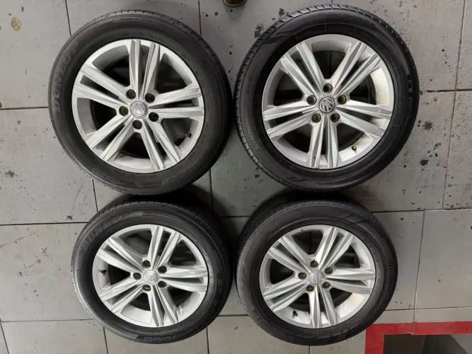 Rodas 15 polo, virtus, fox, golf 5/100 + pneus