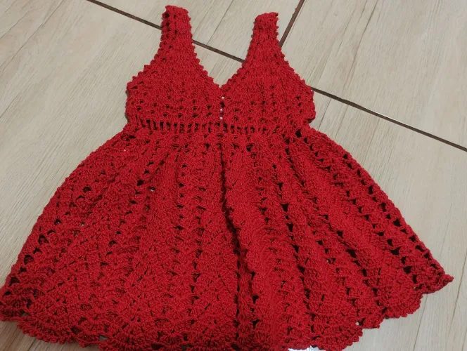 Roupa de crochê