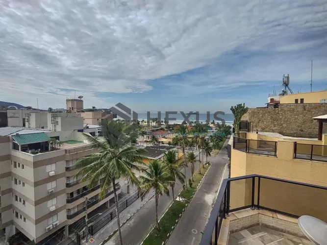 Cobertura duplex com varanda vista mar e lazer na Praia da Enseada, Guaruja